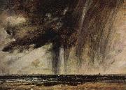 John Constable Constable Seascape Study with Rain Cloud c.1824 china oil painting artist